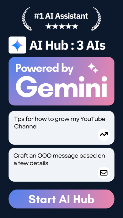 Hub AI: AI agent chat bot Screenshot