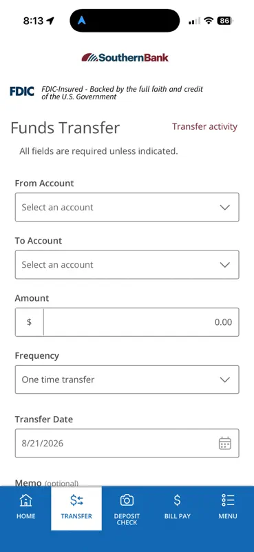 Southern Bank Digital screenshot 6 of 7
