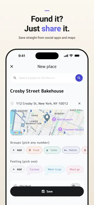 GoStash: Travel Bucket List screenshot 2