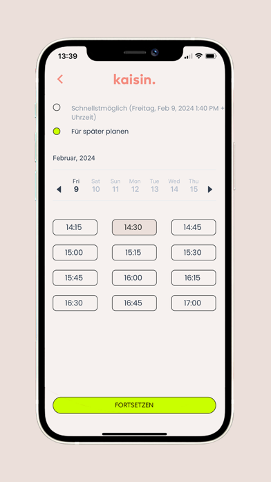 kaisin. Screenshot