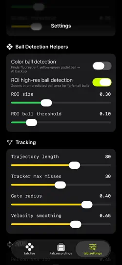Скриншот PadelRadar: AI Padel Analyzer на iPhone 3