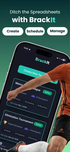 BrackIt - Tournament Scheduler screenshot 1