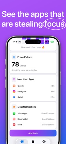 Time Out: App blocker and lock iPhone screenshot