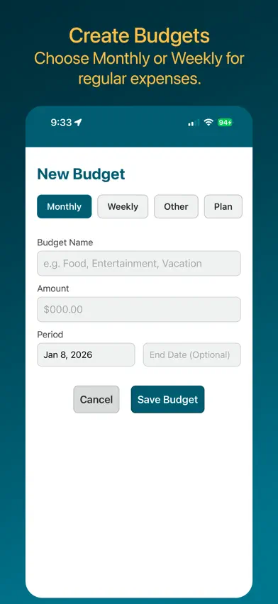 BudgetESF screenshot 3