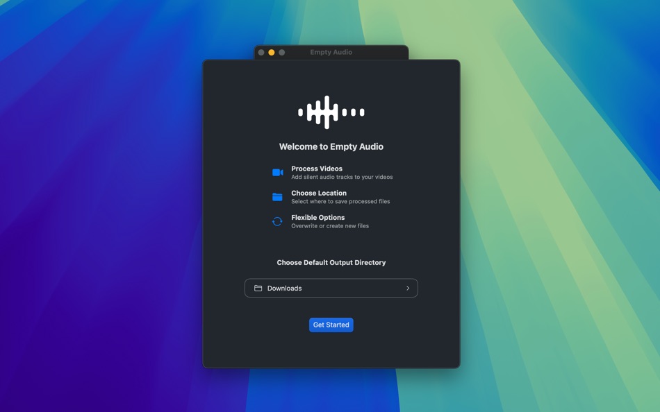 #1. Empty Audio - Remove audio (macOS) 由: Inside Internet