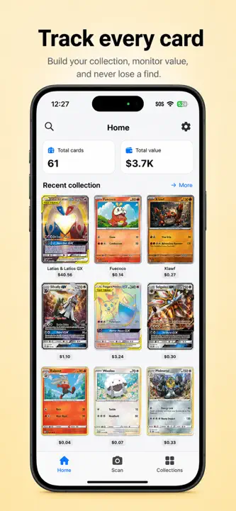 CardNext TCG Card Scanner screenshot 1