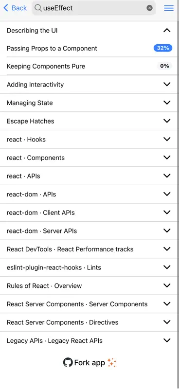React Handbook screenshot 4 of 5