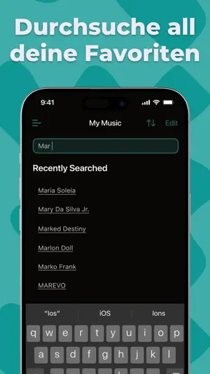 Screenshot von Offline Player: Musik Hören XM auf dem iPhone 5