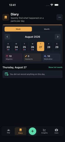 MigraineMaatje: Tracker Screenshot 5 of 10