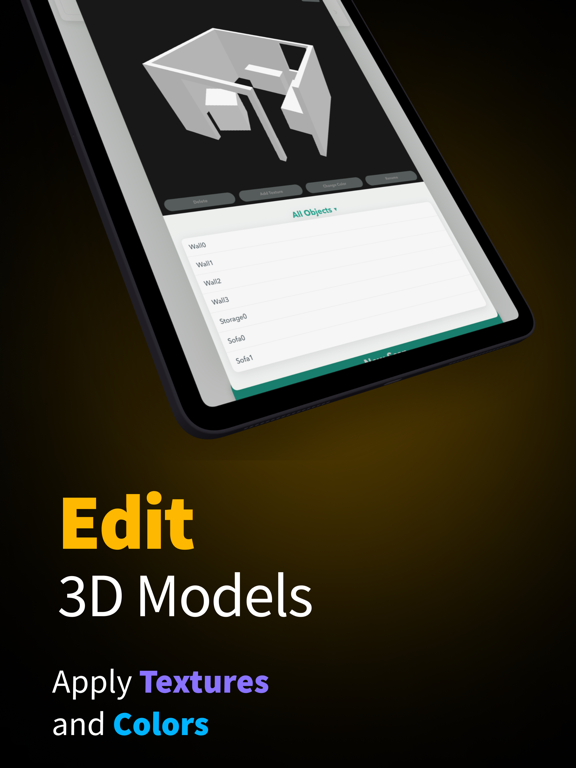 RoomPlan - Interior 3D Scanner iPad screenshot 5 - Utilities app