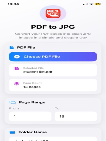 App screenshot