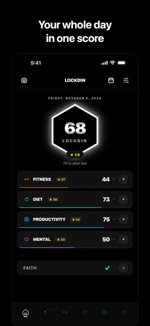 LockdIn: Daily Discipline screenshot 1