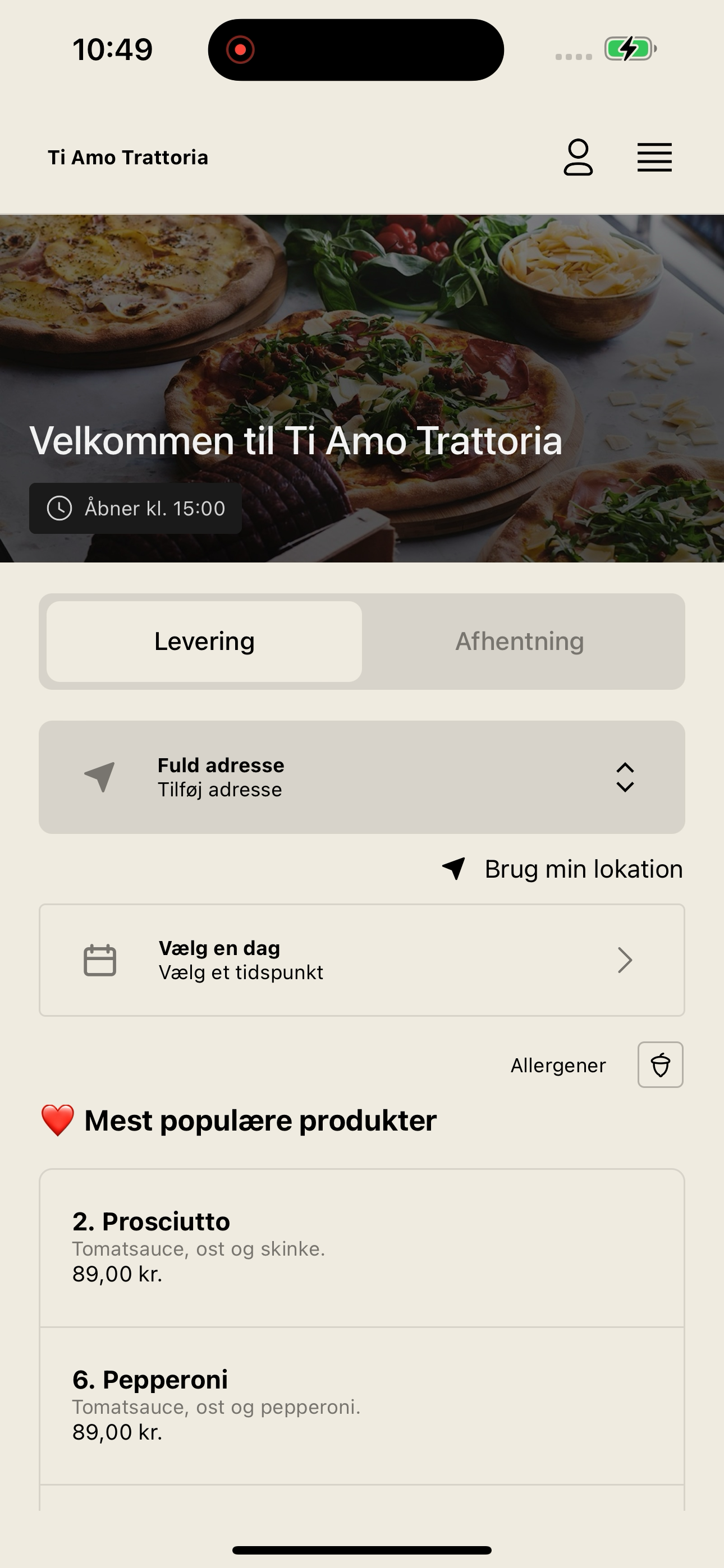 Ti Amo Trattoria screenshot 6