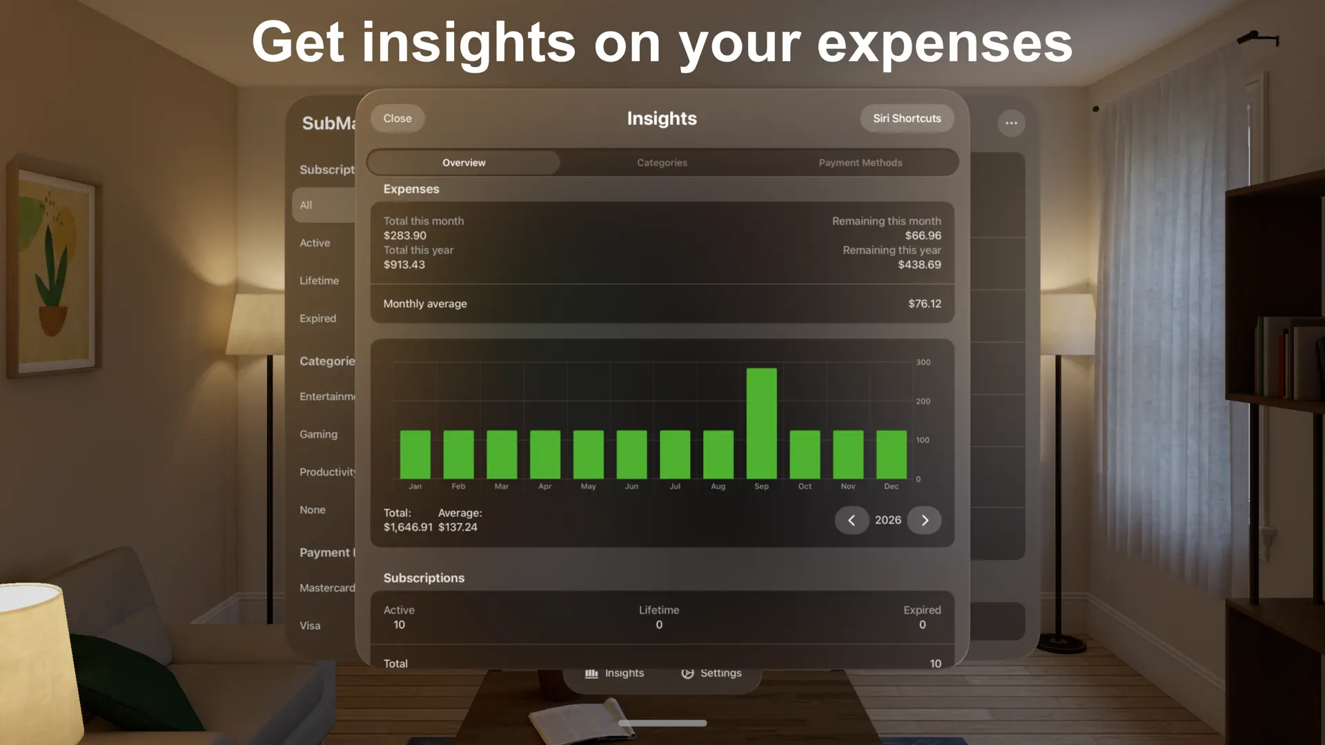 SubManager: Subscription List screenshot 4