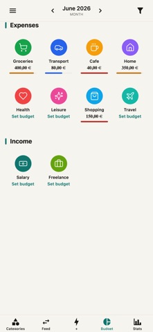 Amon Budget: Expense Tracker screenshot