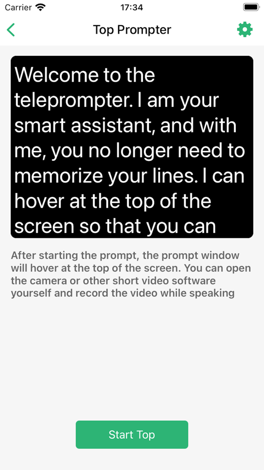 #1. Floating teleprompter (iOS) 由: 魁鹏 宋