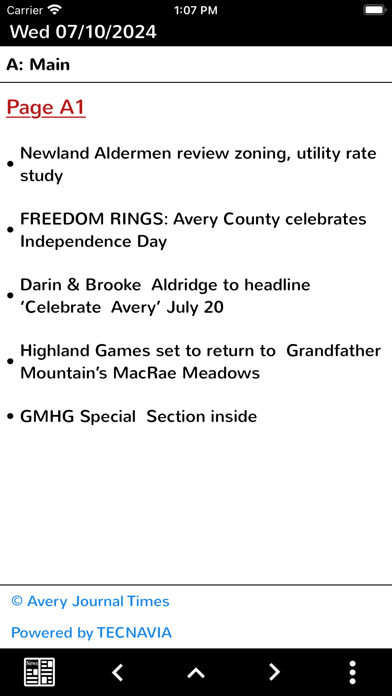 The Avery Journal Times Screenshot