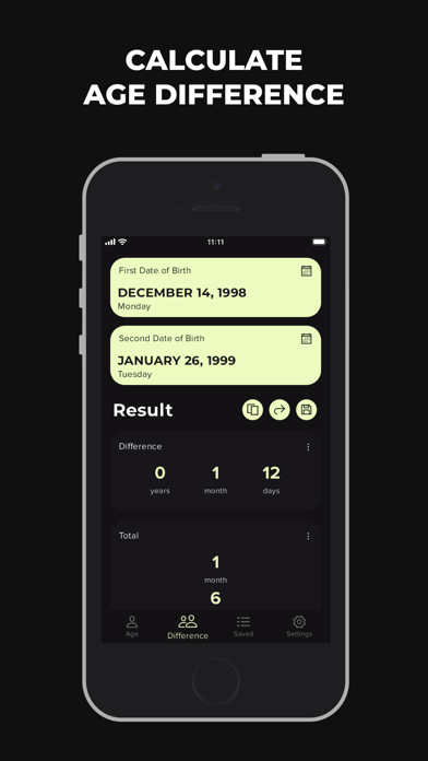 Age Calculator: Days Counter Screenshot