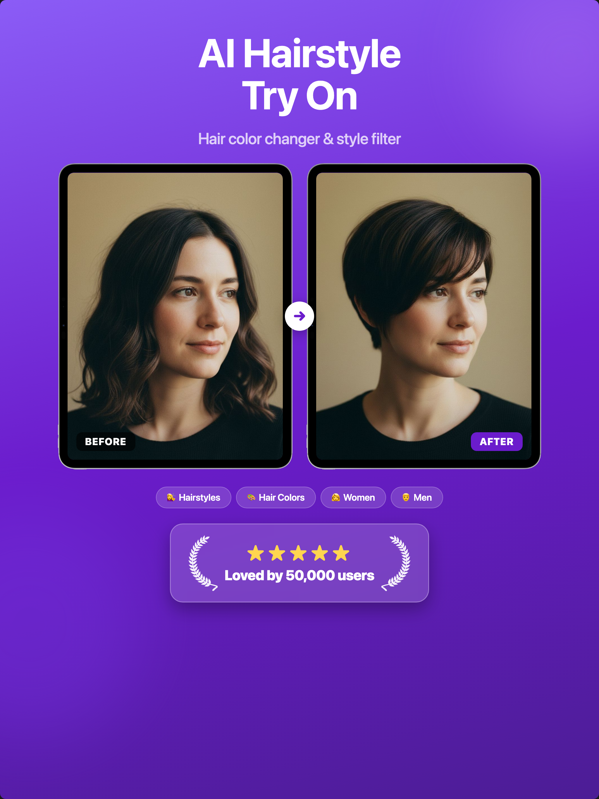 AI Hairstyle Try-On