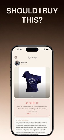 Niam: AI Outfit & Style Check iPhone screenshot