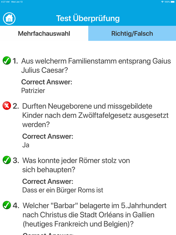 Screenshot #6 pour Das Römische Reich Wissenstest