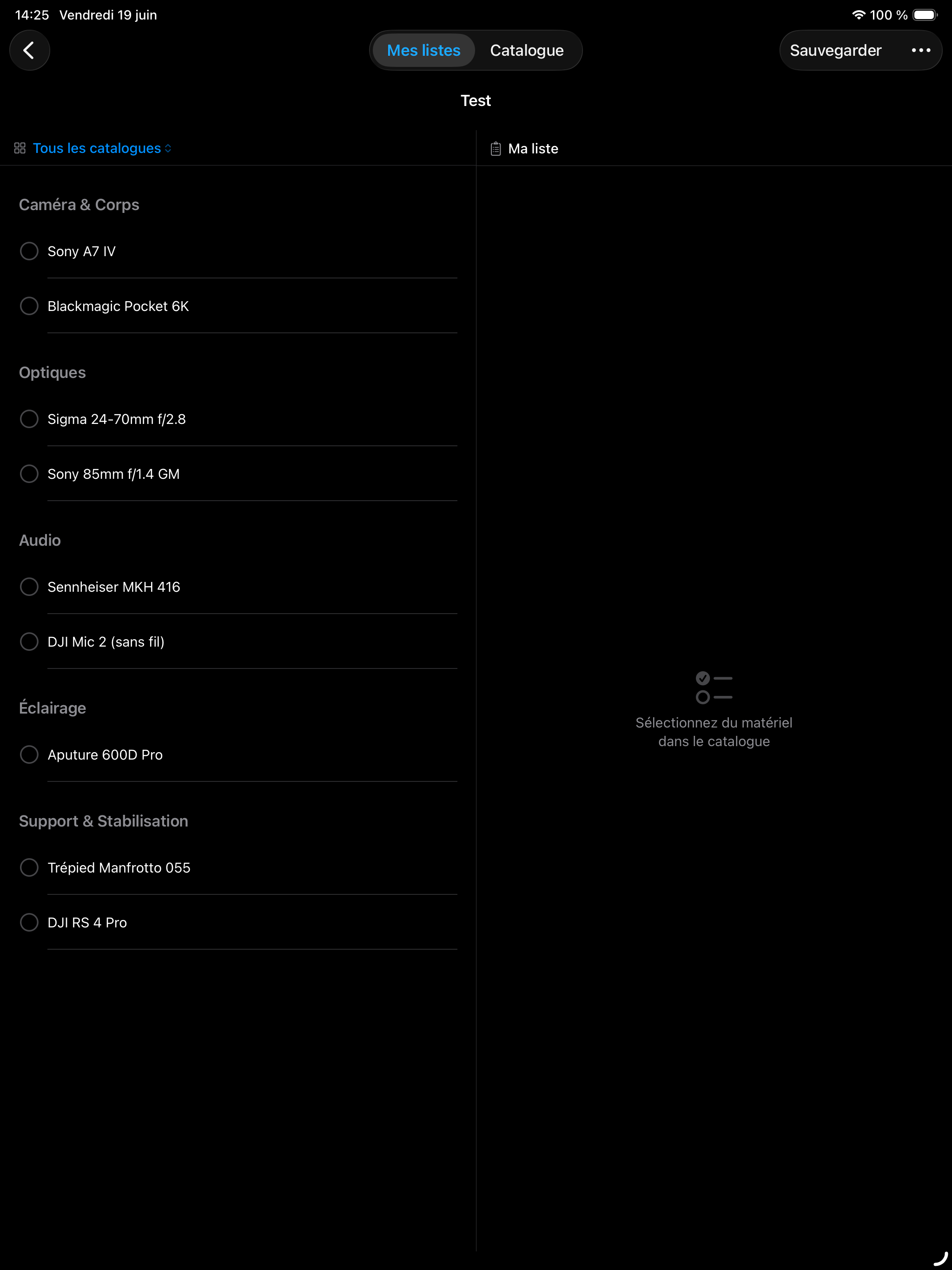 GearList screenshot 9