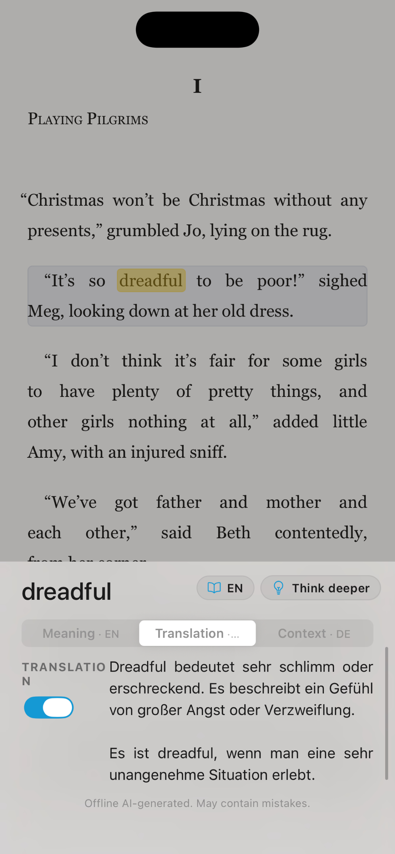 ClickBook — Offline AI Reader screenshot 2