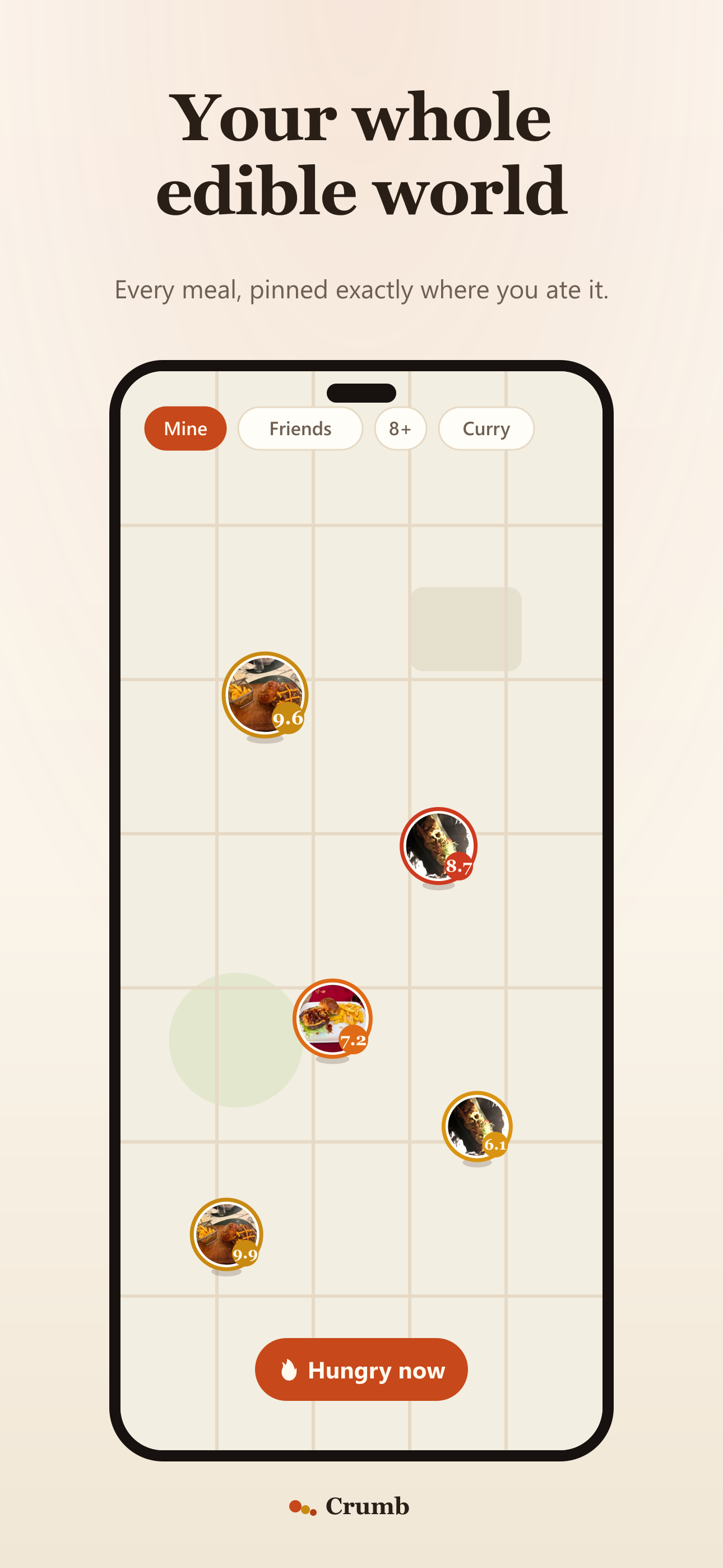 Crumb: Food Map screenshot 2