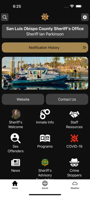 San Luis Obispo County Sheriff screenshot 1