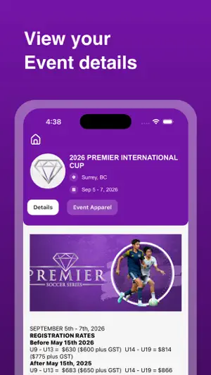 Premier Events screenshot 4