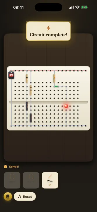 Breadboard: Circuit Puzzles screenshot 4