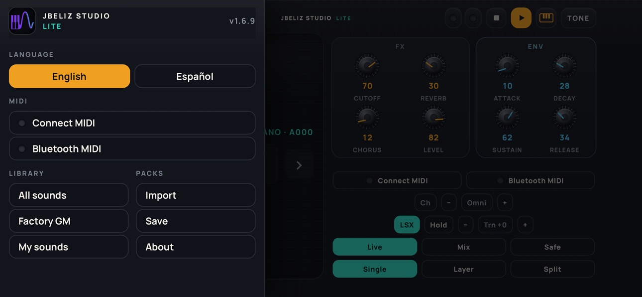 Screenshot 3 of JBELIZ STUDIO Lite