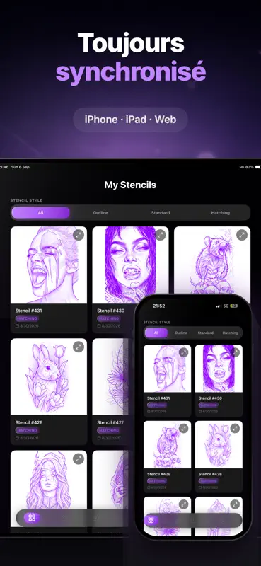 Stencil AI - Tattoo Stencil screenshot 6 of 6