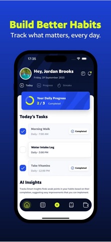 Tracka Habit Tracking App screenshot