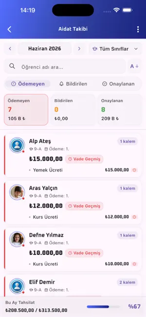 eduVia - Okul Yönetimi screenshot 4