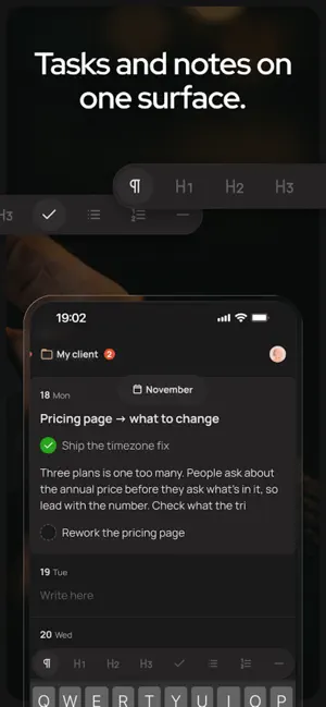 Paso: Timeline Planner screenshot 2