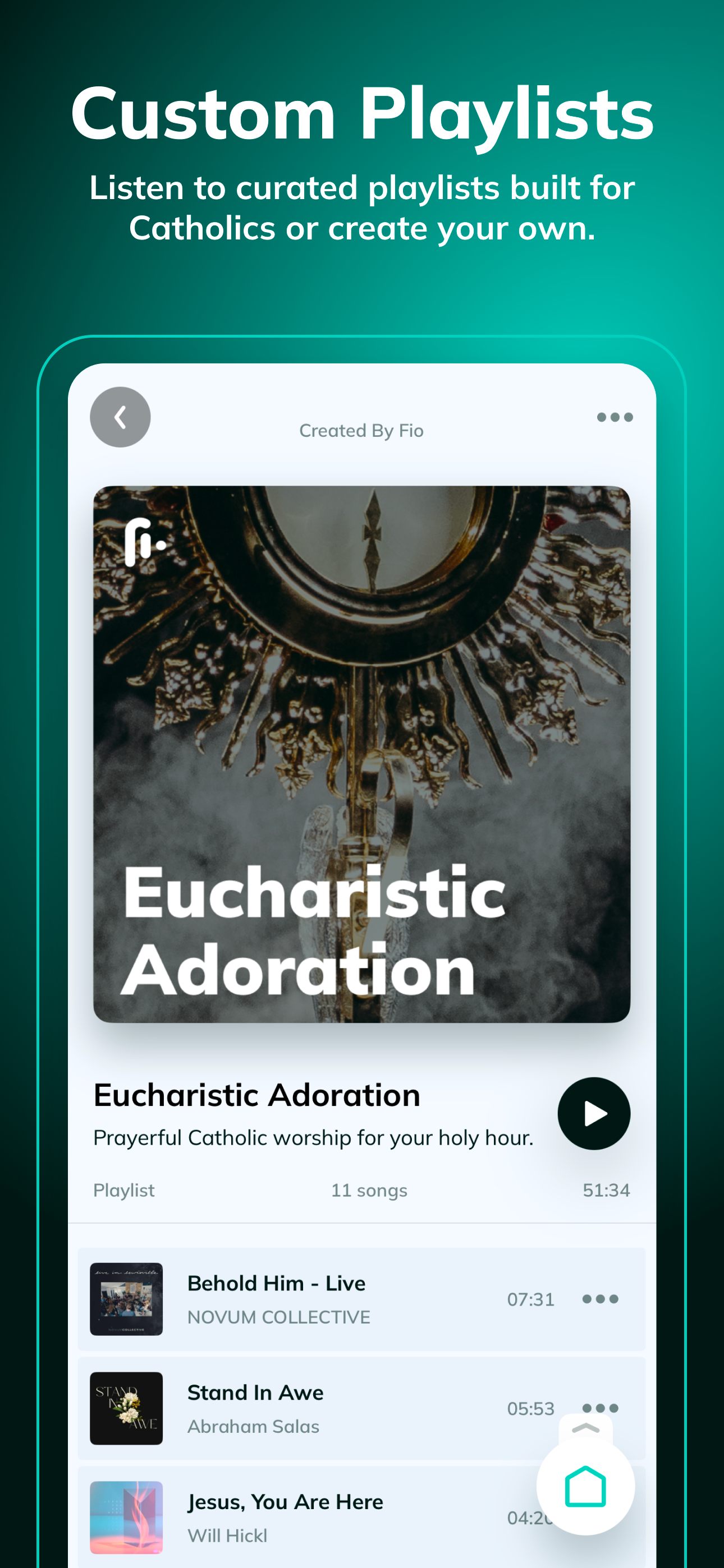 Fio: Catholic Music & Podcasts screenshot 7