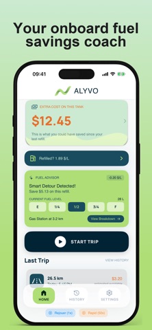 Alyvo: Cheap Fuel & Detour Screenshot 6 of 6