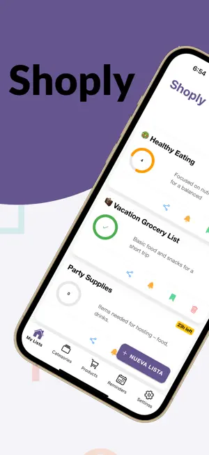 Shoply - shopping list screenshot 1