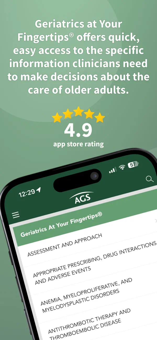 Screenshot #1 pour Geriatrics At Your Fingertips
