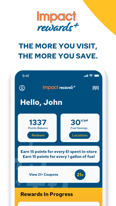 Impact Rewards Plus Screenshot