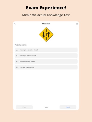 Wisconsin DMV Permit Test + iPad screenshot