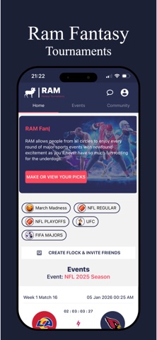 RAM Tournaments screenshot