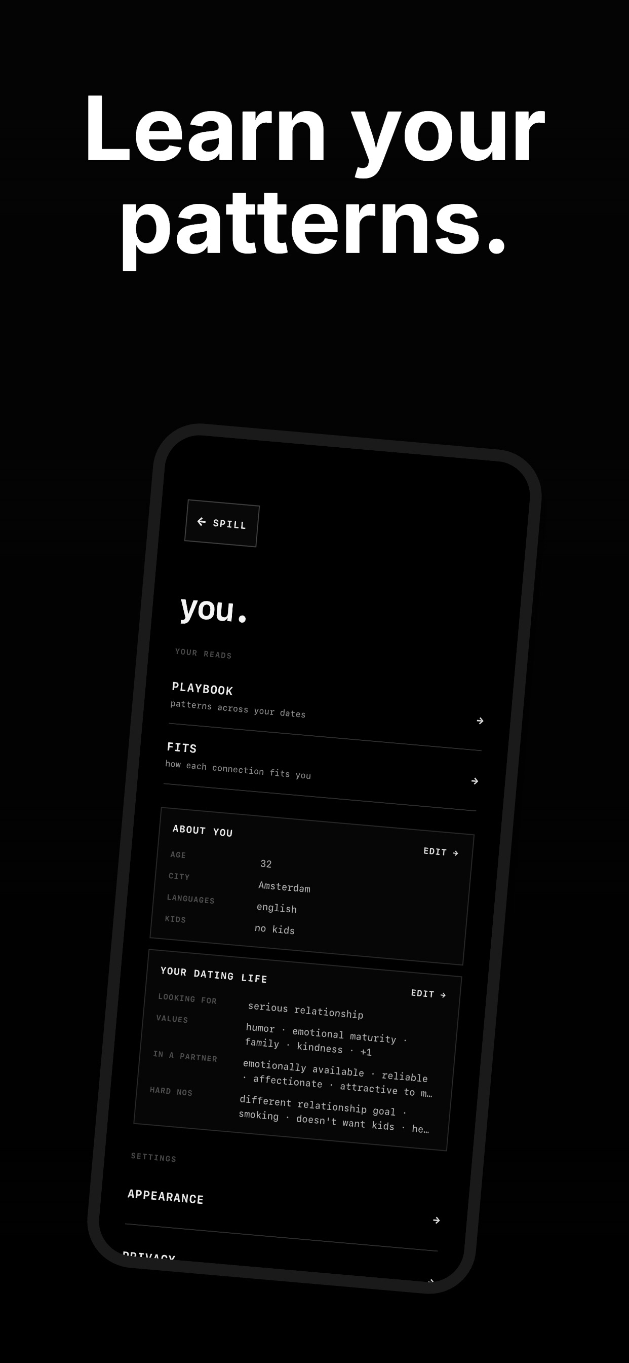 Screenshot 2 of Spill: Dating Playbook