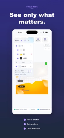 PSD Viewer: Open & View Files iPhone screenshot