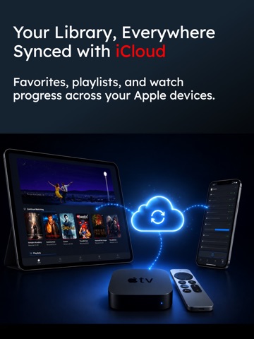 NextGen IPTV Player Xtream M3U iPad screenshot