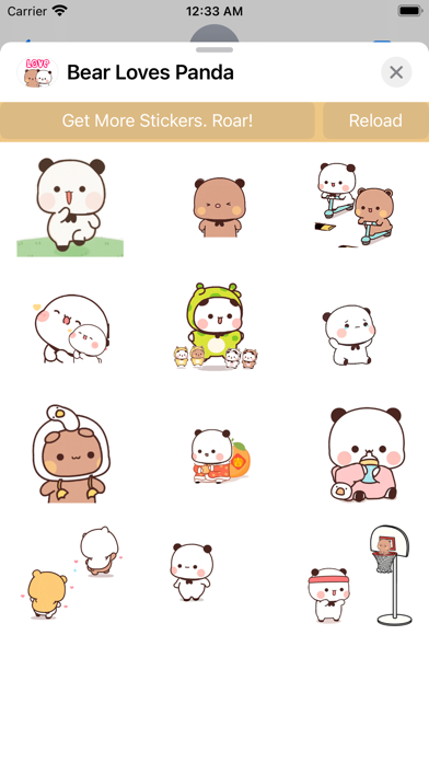 Bear Loves Panda Screenshot 2 - AppWisp.com Bear Loves Panda Screenshot 2 - AppWisp.com