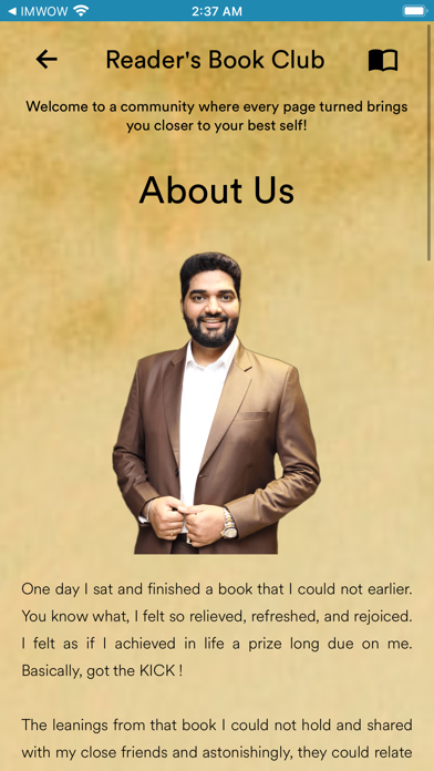 Readers Books Club Screenshot