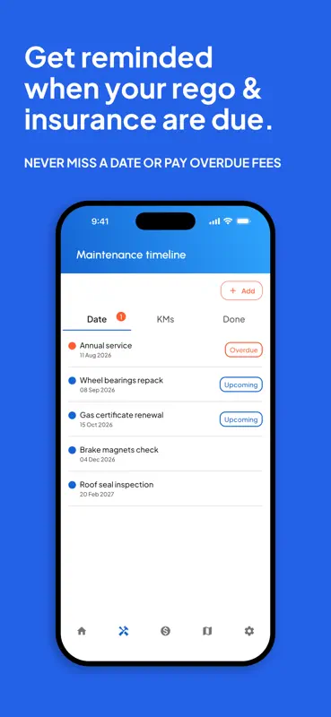 MyVan: Caravan & RV Logbook screenshot 3 of 7