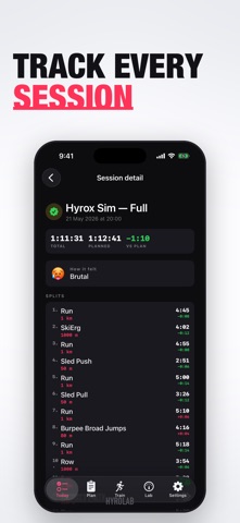 HyroLab: Hyrox Tracker & Coach Screenshot 5 of 5